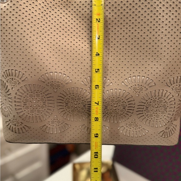 Tory Burch Gray Leather Shoulder Bag - Picture 4 of 6